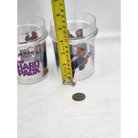 Camel Cigarette Hard Pack Mugs Cups Tumbler Set 5 Thermoserv Joes Place Vintage - Picture 11 of 14